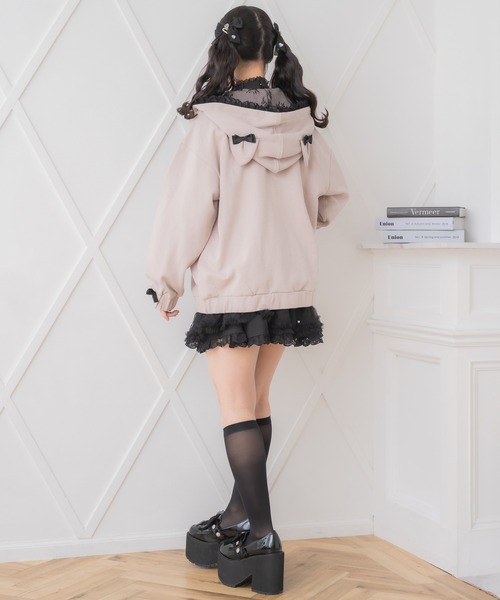 ROJITA（ロジータ）の「Ribbon Cat パーカー（パーカー）」 - WEAR