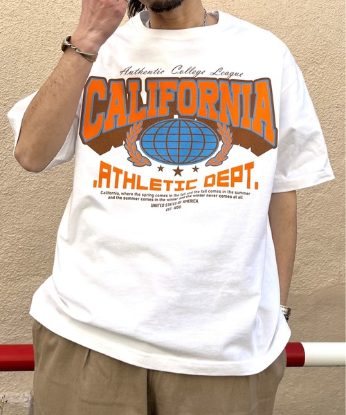 spiritoso(スピリトーゾ)の「【spiritoso】CALIFORNIA ビッグシルエットTシャツ(CP)(Tシャツ/カットソー・レディース・ブラック/ネイビー/ホワイト・L/M)」の21枚目の写真