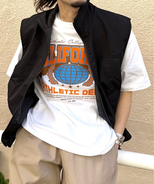spiritoso(スピリトーゾ)の「【spiritoso】CALIFORNIA ビッグシルエットTシャツ(CP)(Tシャツ/カットソー・レディース・ブラック/ネイビー/ホワイト・L/M)」の19枚目の写真