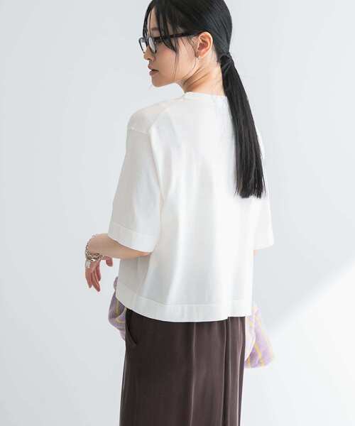 new basic ハイゲージニットTシャツ（Tシャツ/カットソー