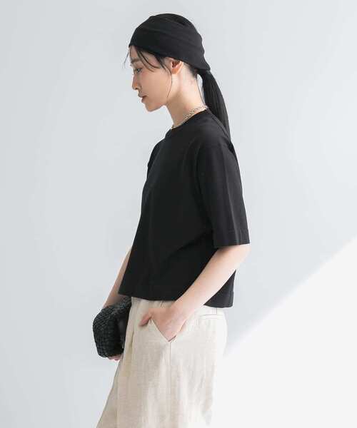 new basic ハイゲージニットTシャツ（Tシャツ/カットソー