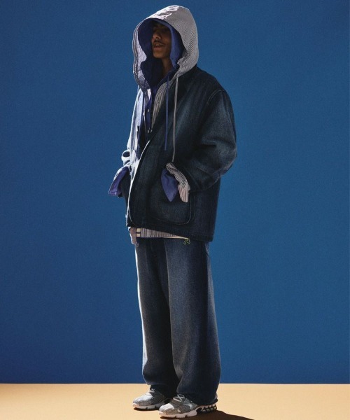 STYLISE（スタイライズ）の「【FACETASM】DEMIM PANTS / インディゴ [NAT-PT-U01]（デニムパンツ・メンズ・インディゴブルー・3/4）」の3枚目の写真