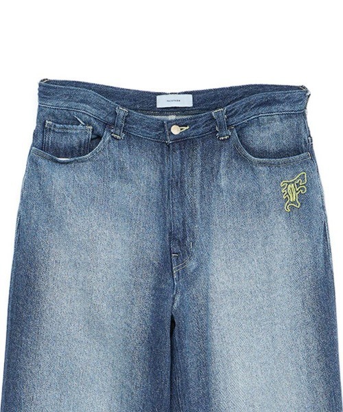 STYLISE（スタイライズ）の「【FACETASM】DEMIM PANTS / インディゴ [NAT-PT-U01]（デニムパンツ・メンズ・インディゴブルー・3/4）」の5枚目の写真