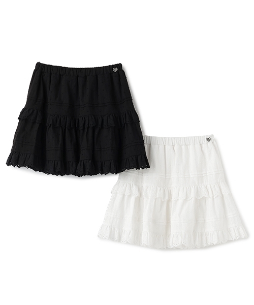 セール】リボンレースティアードスカパン（その他パンツ）｜mezzo