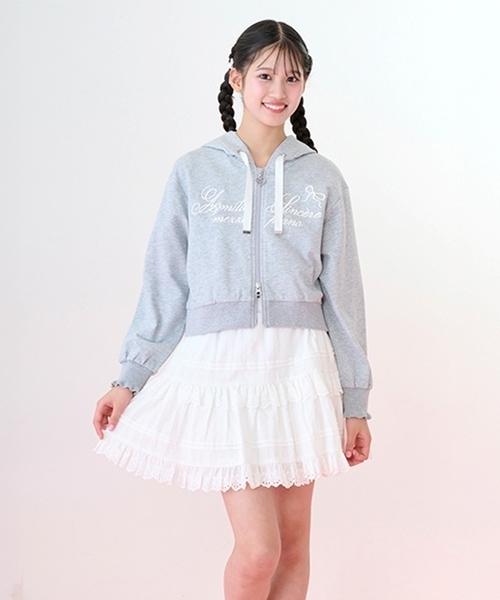 セール】リボンレースティアードスカパン（その他パンツ）｜mezzo