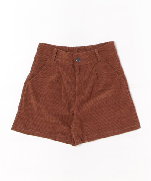 CERCA（チェルカ）の「Nia(ニア)/【着痩せ】【冬のミニボトム】ハイウエスト コーデュロイショートパンツ（その他パンツ・レディース・ブラウン/ブラック・SMALL/LARGE/MEDIUM）」の21枚目の写真