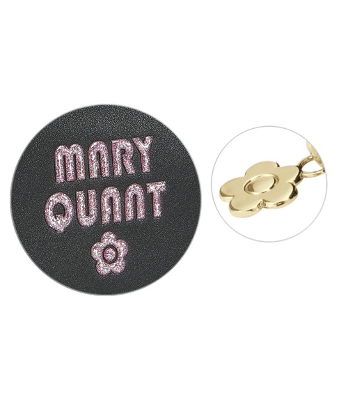 MARY QUANT* グリッターレトロロゴ フラット ペンケース 送料込 グリッターレトロロゴ フラットペンケース（ポーチ）｜MARY