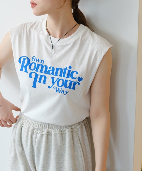 Kastane（カスタネ）の「【新色追加/カラバリ豊富】カットオフロゴタンク（タンクトップ・レディース・アイボリー/ピンク/グリーン/アイボリー系/ホワイト系その他2/ホワイト系その他3/オフホワイト・FREE）」の8枚目の写真