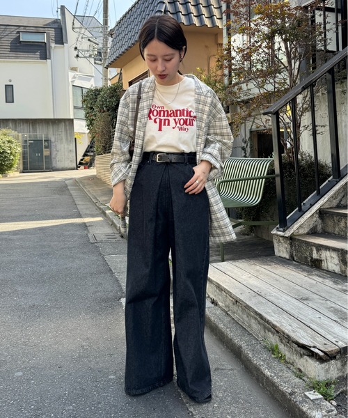 Kastane（カスタネ）の「【新色追加/カラバリ豊富】カットオフロゴタンク（タンクトップ・レディース・アイボリー/ピンク/グリーン/アイボリー系/ホワイト系その他2/ホワイト系その他3/オフホワイト・FREE）」の21枚目の写真