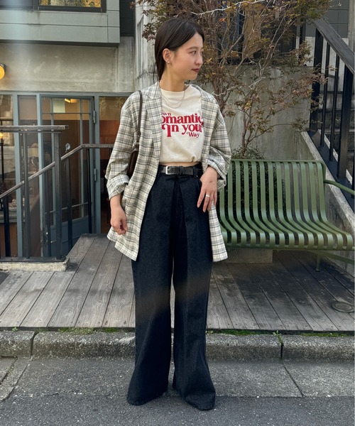 Kastane（カスタネ）の「【新色追加/カラバリ豊富】カットオフロゴタンク（タンクトップ・レディース・アイボリー/ピンク/グリーン/アイボリー系/ホワイト系その他2/ホワイト系その他3/オフホワイト・FREE）」の20枚目の写真