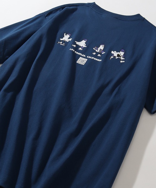 VISION STREET WEAR(ヴィジョンストリートウェア)の「【VISION STREET WEAR/ヴィジョンストリートウェア】オーバーサイズ ゴーストスケーターズ発泡プリント 半袖Tシャツ(Tシャツ/カットソー・メンズ・ブラック/ホワイト/ブルー・L/M/LL)」の6枚目の写真