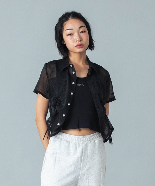 セール】MILLS LOGO TANK TOP（タンクトップ）｜X-girl