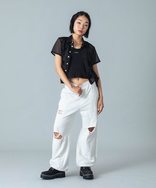 セール】MILLS LOGO TANK TOP（タンクトップ）｜X-girl