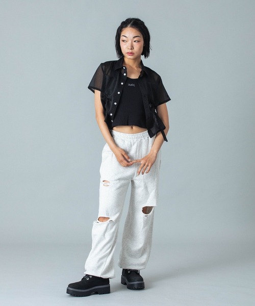 セール】MILLS LOGO TANK TOP（タンクトップ）｜X-girl