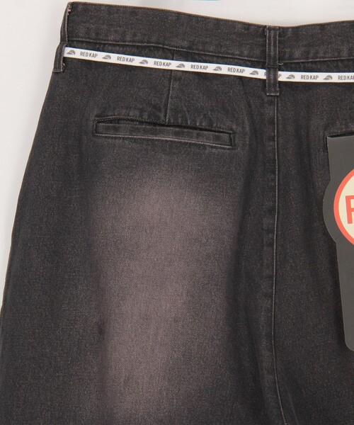 RED KAP（レッドキャップ）の「RED KAP/レッドキャップ 別注 SMU PT-38 2TUCK BAGGY WIDE DENIM PANTS/バギーデニム/ワイドフィット（デニムパンツ・メンズ・ブラック/ネイビー・MEDIUM/LARGE）」の6枚目の写真