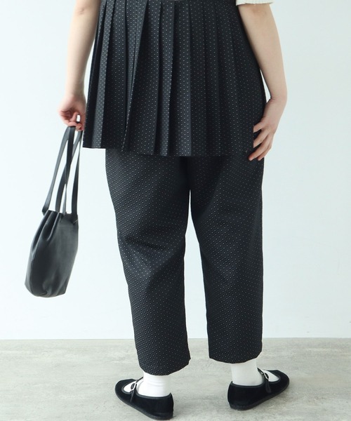 bulle de savon（ビュルデサボン）の「つぶつぶジャカード パンツ（その他パンツ・レディース・ブラック・FREE）」の2枚目の写真