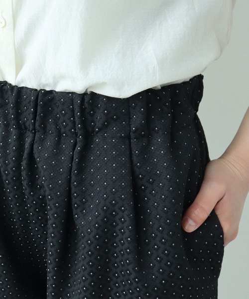 bulle de savon（ビュルデサボン）の「つぶつぶジャカード パンツ（その他パンツ・レディース・ブラック・FREE）」の13枚目の写真