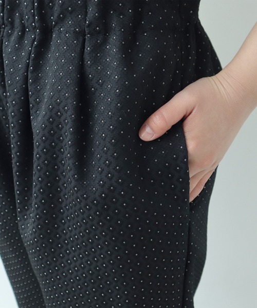 bulle de savon（ビュルデサボン）の「つぶつぶジャカード パンツ（その他パンツ・レディース・ブラック・FREE）」の14枚目の写真