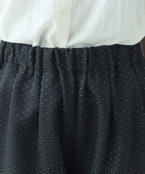 bulle de savon（ビュルデサボン）の「つぶつぶジャカード パンツ（その他パンツ・レディース・ブラック・FREE）」の15枚目の写真