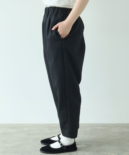 bulle de savon（ビュルデサボン）の「つぶつぶジャカード パンツ（その他パンツ・レディース・ブラック・FREE）」の10枚目の写真