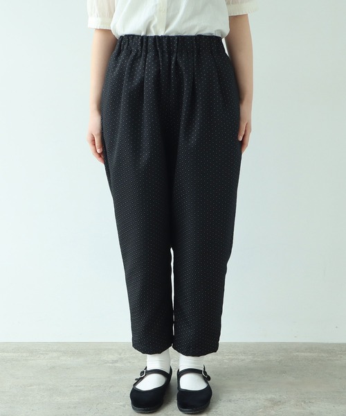 bulle de savon（ビュルデサボン）の「つぶつぶジャカード パンツ（その他パンツ・レディース・ブラック・FREE）」の12枚目の写真