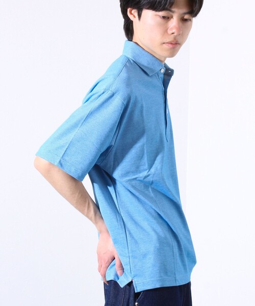 GLOSTER（グロスター）の「【GLOSTER/グロスター】フレンチブルドッグ刺繍 DADDYポロシャツ（ポロシャツ・メンズ・グレー/ブルー/ネイビー/ピンク・S/M/L/XL）」の10枚目の写真