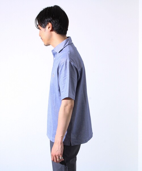 GLOSTER（グロスター）の「【GLOSTER/グロスター】フレンチブルドッグ刺繍 DADDYポロシャツ（ポロシャツ・メンズ・グレー/ブルー/ネイビー/ピンク・S/M/L/XL）」の19枚目の写真