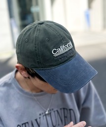 SHEPP（シープ）の「バイカラー フロントロゴ刺繍 ベースボールキャップ（キャップ）」