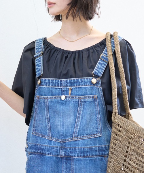 Rouge vif（ルージュヴィフ）の「シルク混コットンフォルムブラウス（シャツ/ブラウス・レディース・ホワイト/ブラック・フリー）」の7枚目の写真