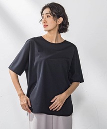 バックサテンカットソー≪洗濯機で洗える≫