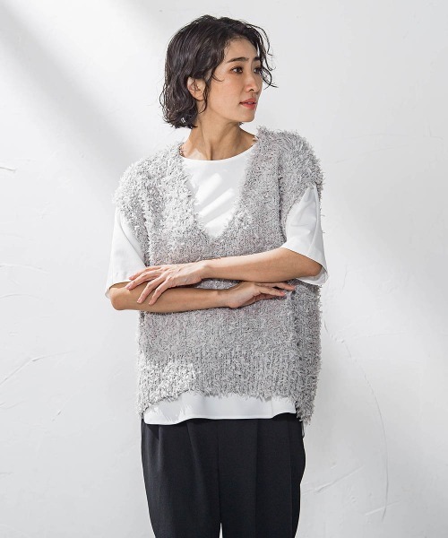 セール】バックサテンカットソー≪洗濯機で洗える≫（Tシャツ