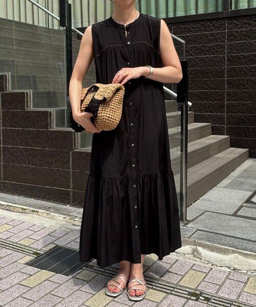 Jena espace merveilleux（ジェナ　エスパスメルヴェイユ）の「ティアードシャツワンピース（ワンピース・レディース・ブラック/イエロー/チャコールグレー・FREE）」の22枚目の写真