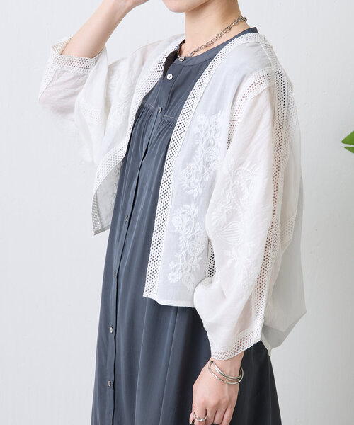 Jena espace merveilleux（ジェナ　エスパスメルヴェイユ）の「ティアードシャツワンピース（ワンピース・レディース・ブラック/イエロー/チャコールグレー・FREE）」の16枚目の写真