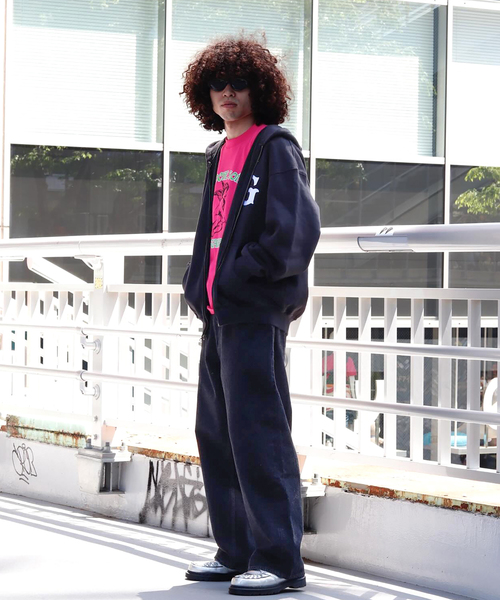 WISM(ウィズム)の「GARDENS&SEEDS / ガーデンズアンドシーズ BIG G ZIP-UP(パーカー・メンズ・ブラック・LARGE)」の10枚目の写真