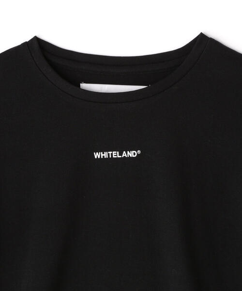 WHITELAND（ホワイトランド）の「WHITELAND/ホワイトランド/チビTEE（Tシャツ/カットソー・レディース・ブラック/ホワイト・F）」の10枚目の写真