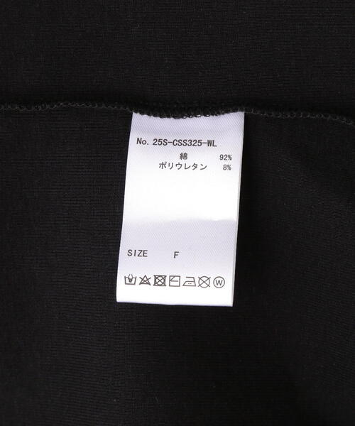WHITELAND（ホワイトランド）の「WHITELAND/ホワイトランド/チビTEE（Tシャツ/カットソー・レディース・ブラック/ホワイト・F）」の14枚目の写真