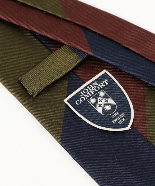 JOHN COMFORT（ジョンコンフォート）の「JOHN COMFORT / シルク ストライプ ネクタイ（ネクタイ・メンズ・ブラック/ネイビー/ブラウン・ONE SIZE）」の16枚目の写真