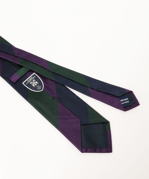 JOHN COMFORT（ジョンコンフォート）の「JOHN COMFORT / シルク ストライプ ネクタイ（ネクタイ・メンズ・ブラック/ネイビー/ブラウン・ONE SIZE）」の19枚目の写真