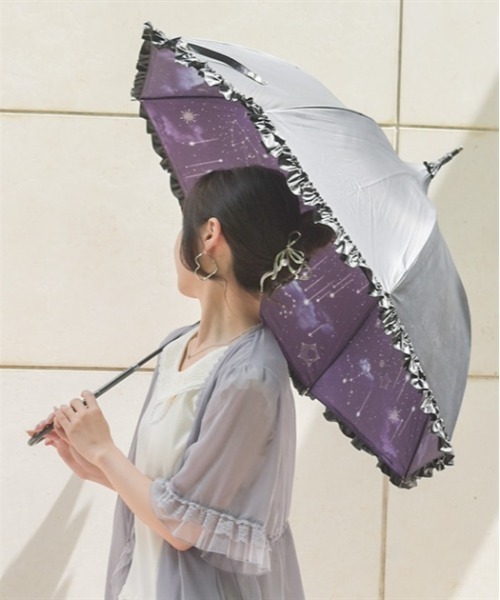 axes femme（アクシーズファム）の「晴雨兼用プリントパゴダ傘（長傘