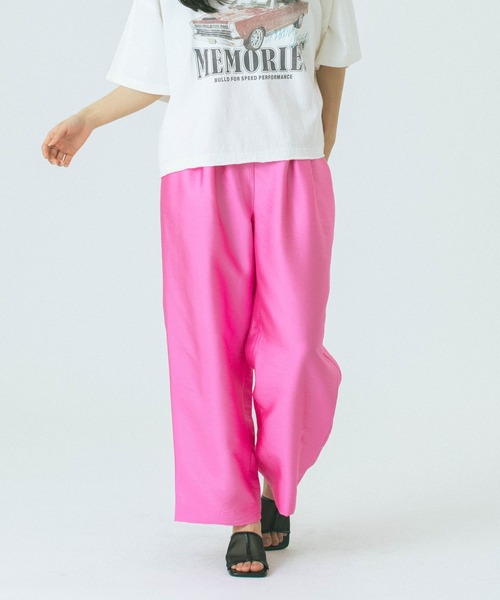 ROSE BUD(ローズバッド)の「【WEB・一部店舗限定】EASY PANTS(その他パンツ・レディース・ピンク/ブラック/グレー・ONE SIZE)」の19枚目の写真
