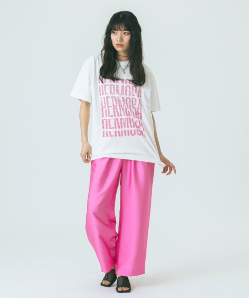 ROSE BUD(ローズバッド)の「【WEB・一部店舗限定】EASY PANTS(その他パンツ・レディース・ピンク/ブラック/グレー・ONE SIZE)」の22枚目の写真