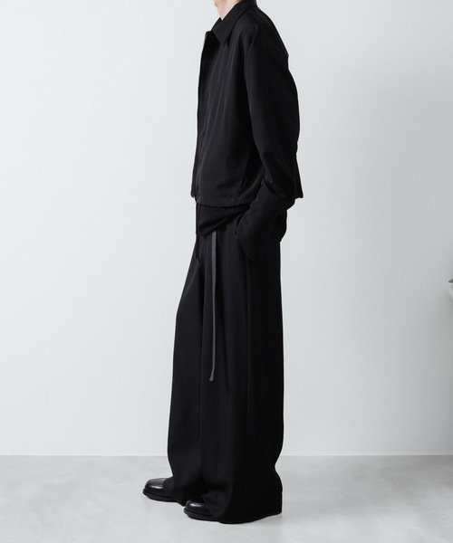 ato（アトウ）の「DOUBLE CUFFS ZIP SHIRT（シャツ/ブラウス・メンズ・ブラック/ホワイト・46/48）」の17枚目の写真