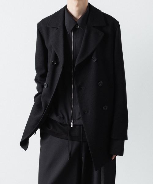 ato（アトウ）の「DOUBLE CUFFS ZIP SHIRT（シャツ/ブラウス・メンズ・ブラック/ホワイト・46/48）」の15枚目の写真