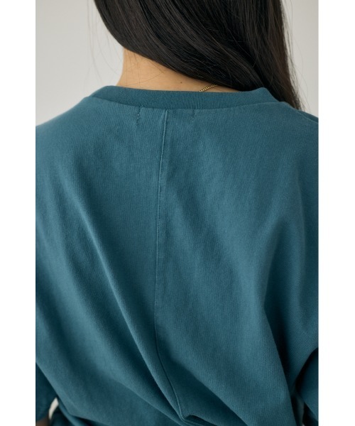 M_(エムアンダーバー)の「【M_】ウエストタイTシャツ オーガニックコットン使用(Tシャツ/カットソー・レディース・ホワイト/ブラック・FREE)」の18枚目の写真