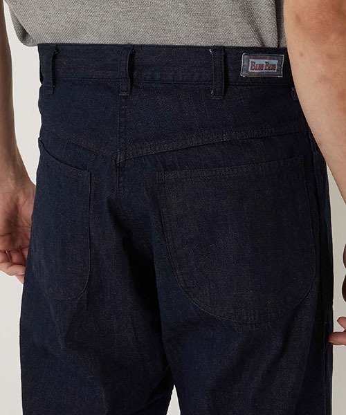 BLUE BLUE（ブルーブルー）の「PA0112 セルビッチライトデニム デッキパンツ（デニムパンツ・メンズ・インディゴブルー・SMALL/MEDIUM/LARGE/X-LARGE）」の7枚目の写真