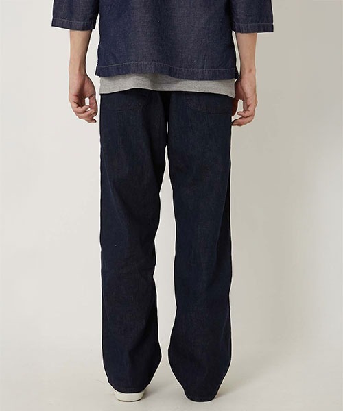 BLUE BLUE（ブルーブルー）の「PA0112 セルビッチライトデニム デッキパンツ（デニムパンツ・メンズ・インディゴブルー・SMALL/MEDIUM/LARGE/X-LARGE）」の5枚目の写真