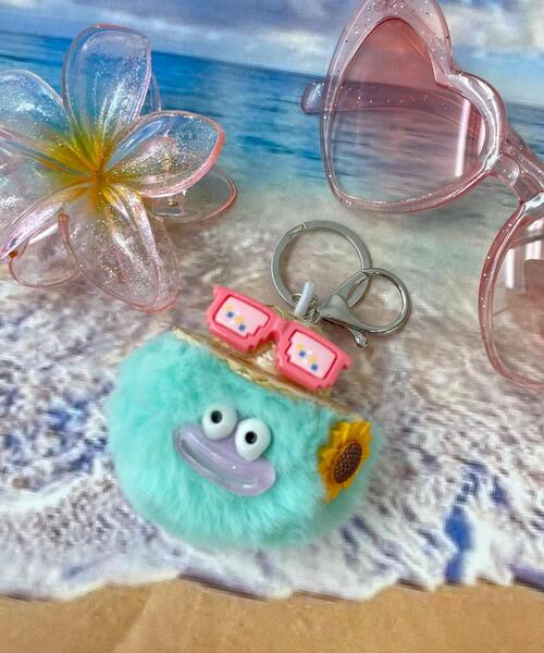 セール】WEGO/サマバケ麦わらモンスターぬいぐるみキーホルダー