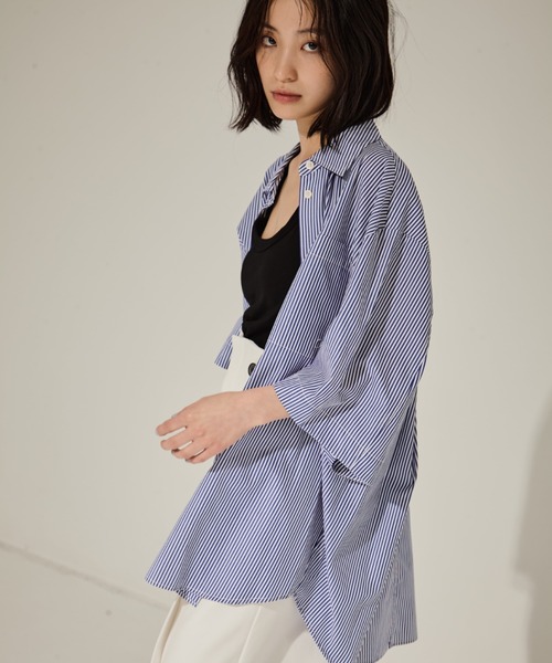 CLANE/クラネ】HALF SLEEVE HUGE SHIRTS/ハーフスリーブヒュッゲ