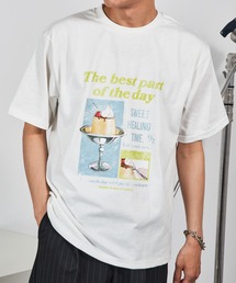 CONTACT（コンタクト）の「【CONTACT】レトロイラストプリントTシャツ  215541 WINS（Tシャツ/カットソー）」
