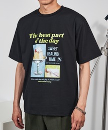 CONTACT（コンタクト）の「【CONTACT】レトロイラストプリントTシャツ  215541 WINS（Tシャツ/カットソー）」